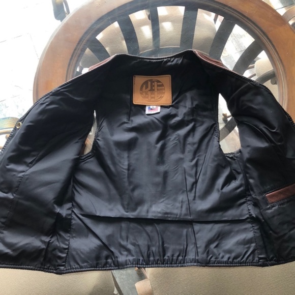 Kerr 100% Leather Brown Vest - Picture 7 of 7